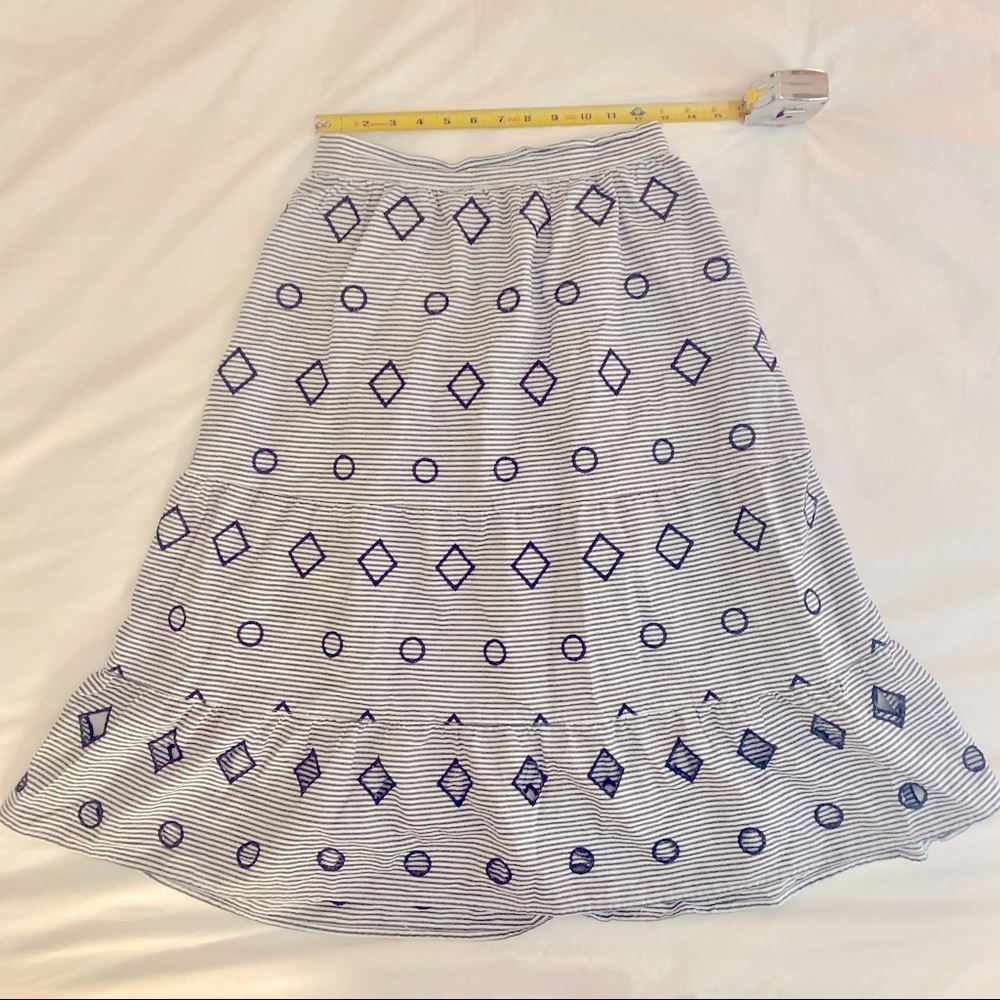 Madewell tiered skirt